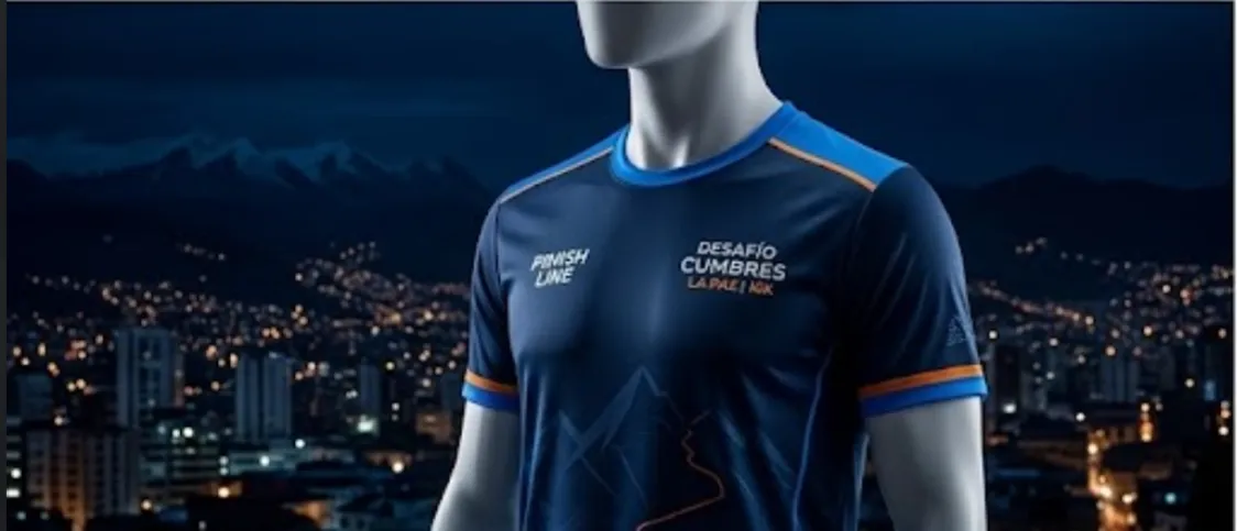 Polera oficial de La Paz Night Run 10K - Edición Neon